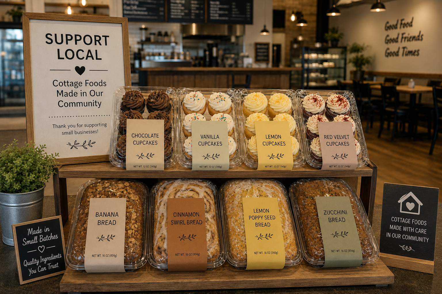 Retailers Selling Cottage Made Food