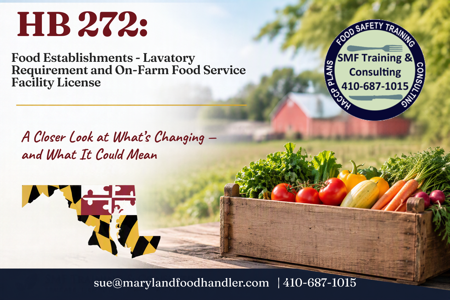 HB 272: Maryland is Rethinking On-Farm Food Service